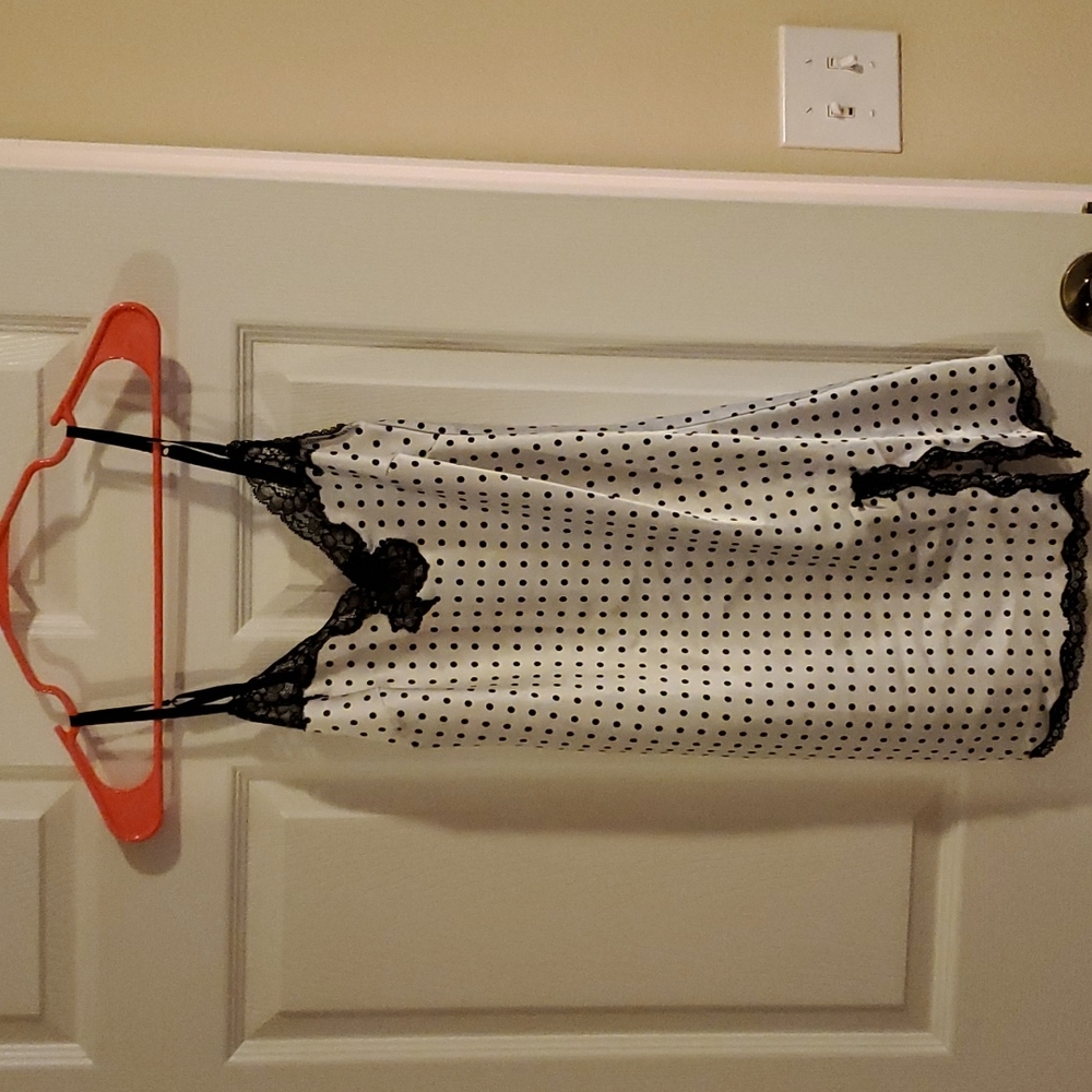 Silky polka dot slip Victoria's secret